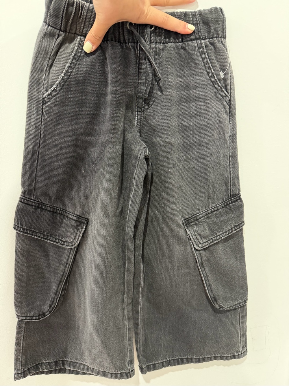 Zara Charcoal Gray Cargo Joggers